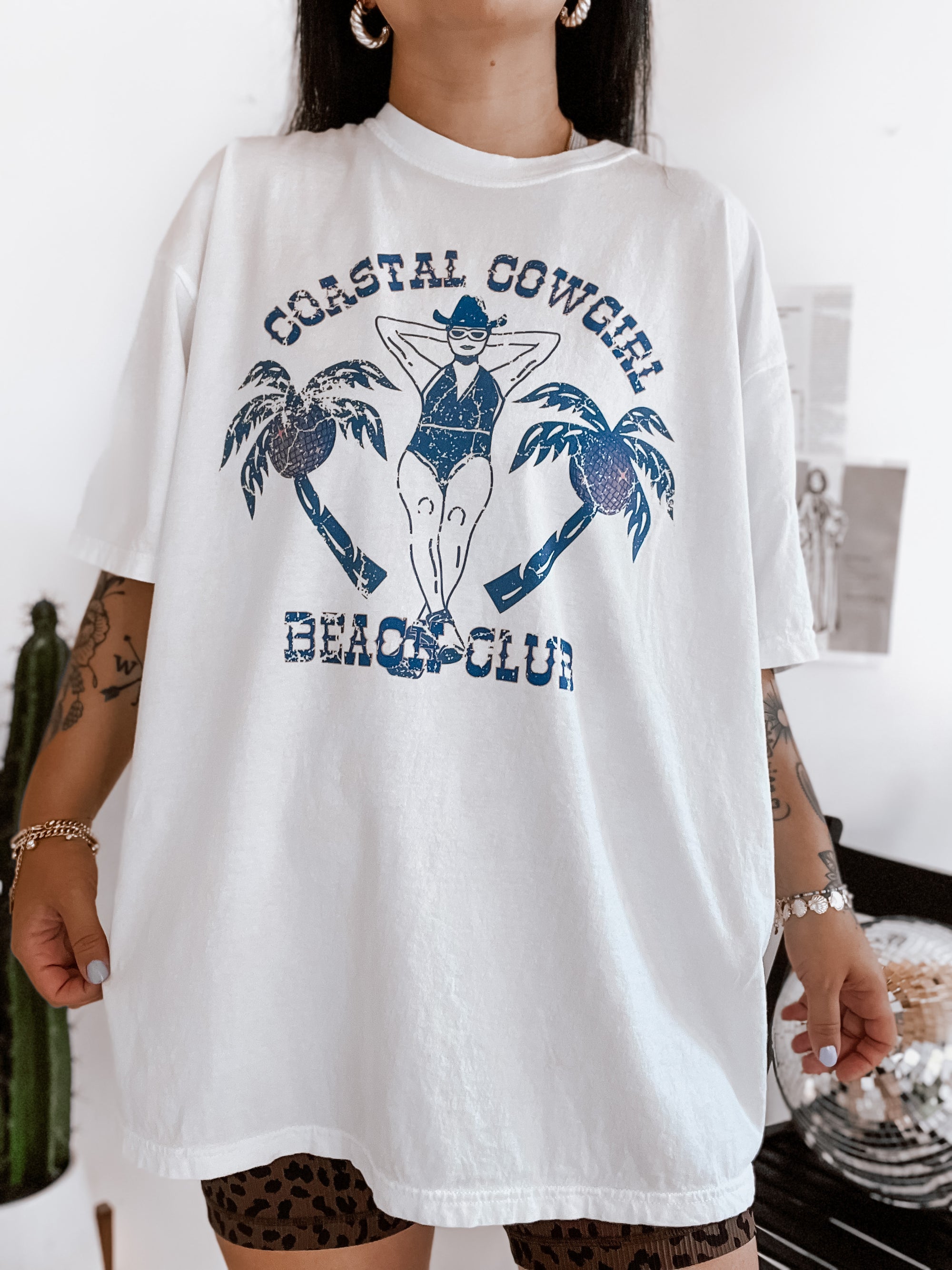 Coastal Cowgirl Beach Club Tee