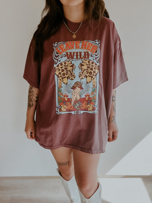 Leave Her Wild Tee