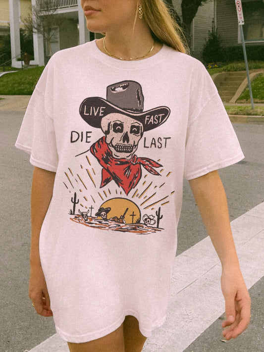 Live Fast Die Last Tee