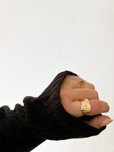 REBELLE | GOLD FILLED KNOTTED RING