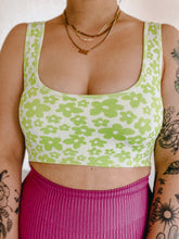 Load image into Gallery viewer, DAIZIE RIBBED SPORTS BRA | NEON GREEN
